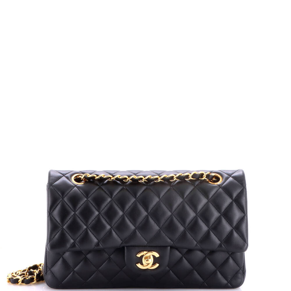 Chanel Medium Classic Double Flap Bag Quilted Lambskin